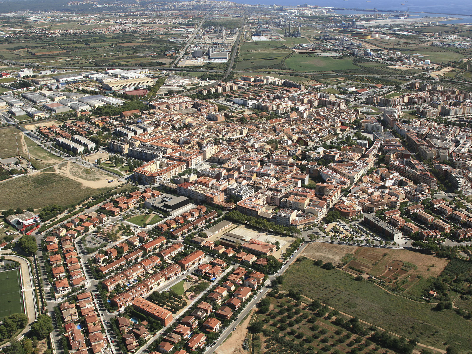Vista aèria de Vila-seca